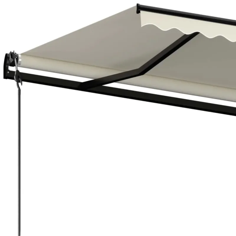 Automatinė ištraukiama markizė, kreminės spalvos, 450x350cm
