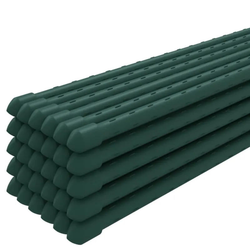 Sodo augalų kuoliukai, 30vnt., žalios spalvos, 90cm, plienas