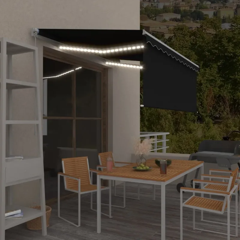 Rankiniu būdu ištraukiama markizė, antracito, 3x2,5m