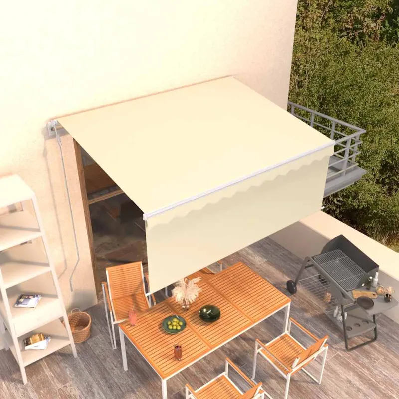 Automatiniu būdu ištraukiama markizė, kreminė, 3x2,5m