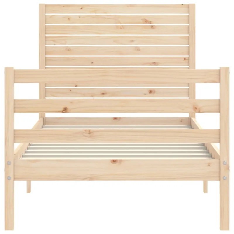 Lovos rėmas su galvūgaliu, 100x200cm, medienos masyvas