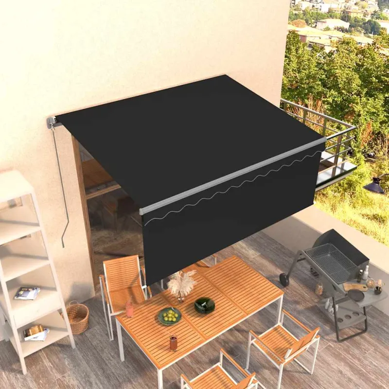 Rankiniu būdu ištraukiama markizė, antracito, 3,5x2,5m
