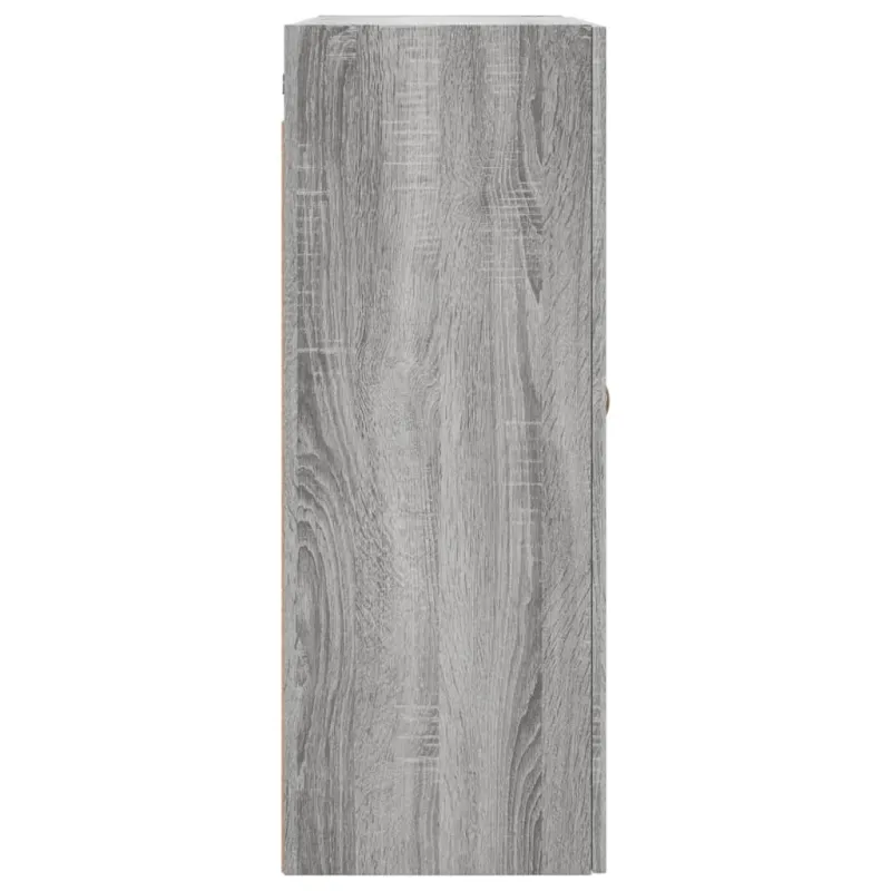 Prie sienos montuojamos spintelės, 2vnt., pilkos, 69,5x34x90cm