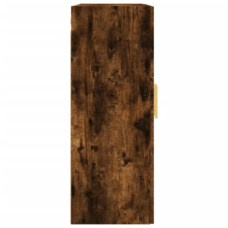 Prie sienos montuojamos spintelės, 2vnt., dūminės, 69,5x34x90cm