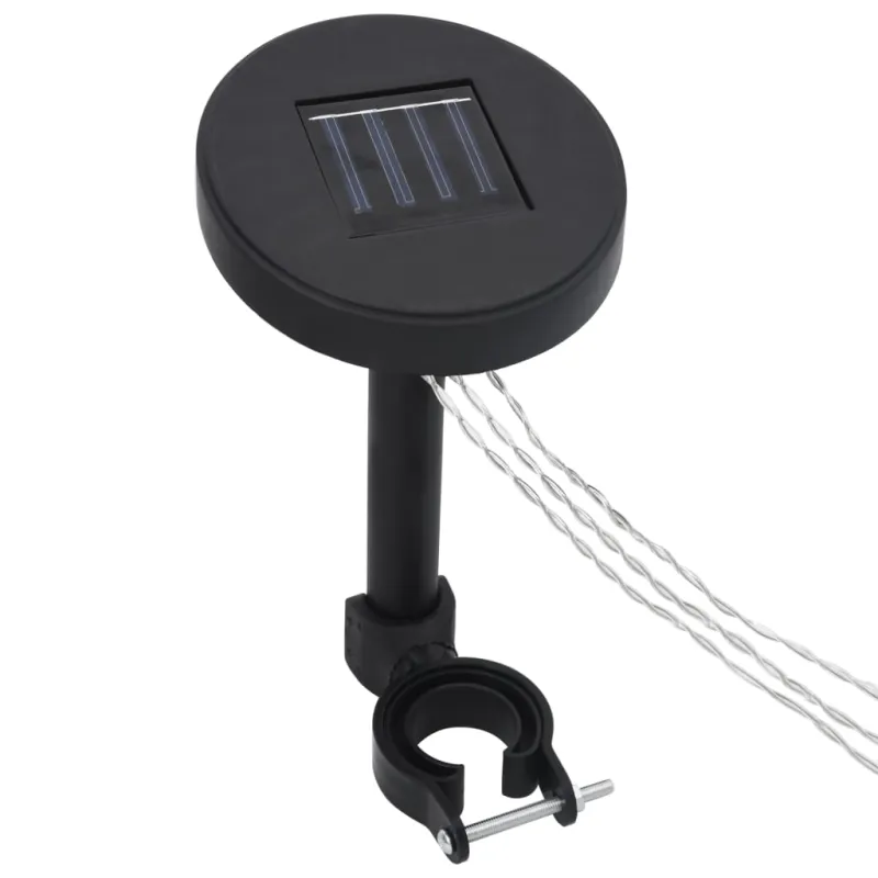 Pavėsinė su tinkleliu nuo vabzdžių ir lemputėmis LED, kreminė