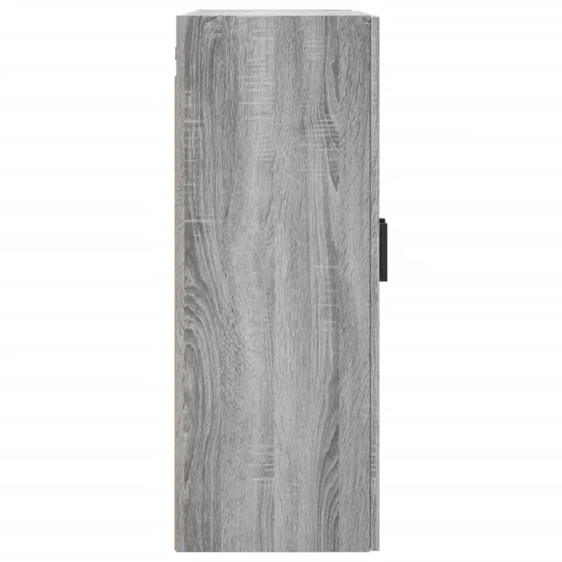 Prie sienos montuojamos spintelės, 2vnt., pilkos, 69,5x34x90cm