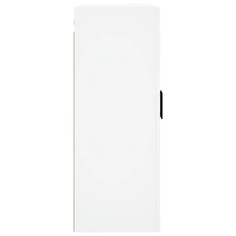 Prie sienos montuojamos spintelės, 2vnt., baltos, 69,5x34x90cm