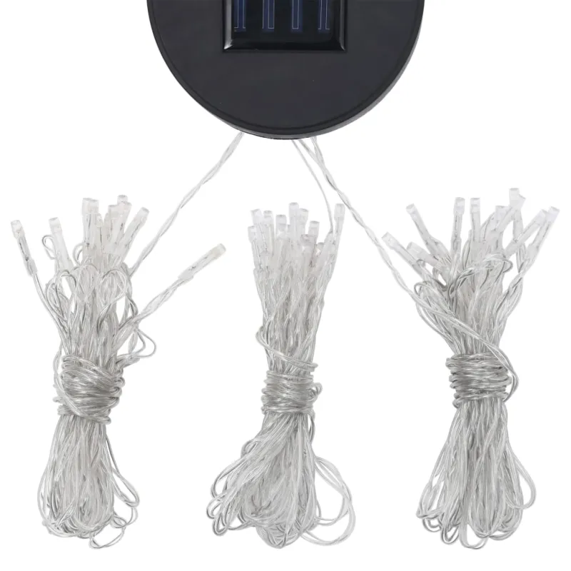 Pavėsinė su lemputėmis LED, antracito, 3x4 m