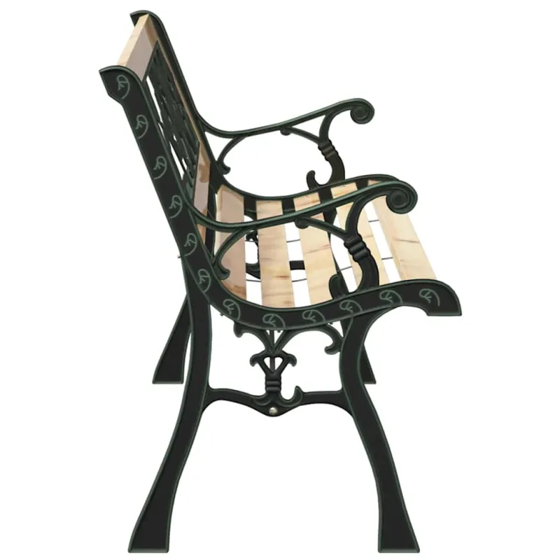 Sodo suolas su pagalve Ruda 116 x 54 x 73 cm Medis