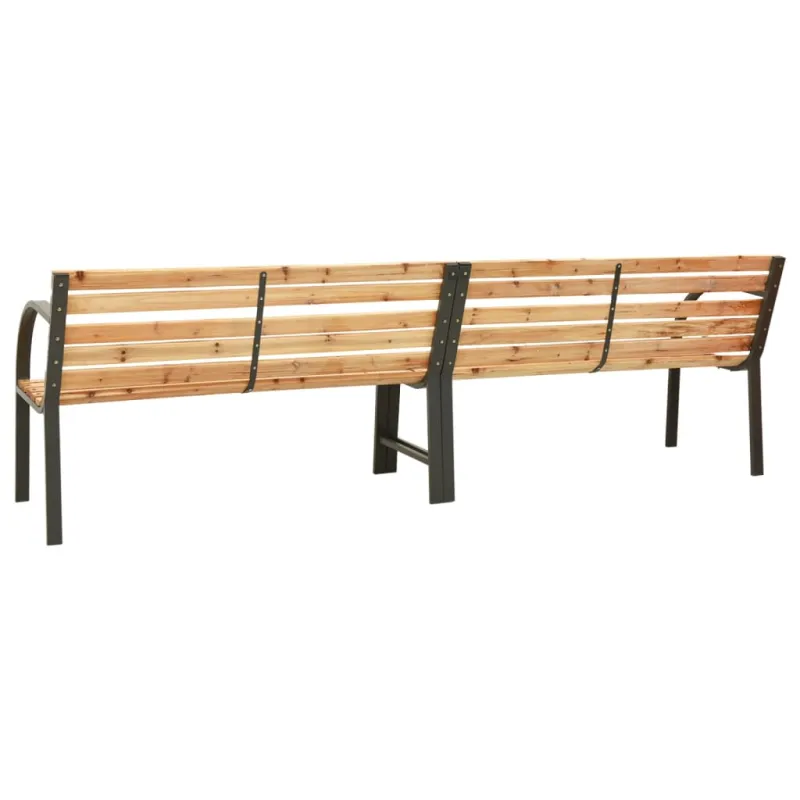 Dvigubas sodo souliukas, 225cm, eglės medienos masyvas