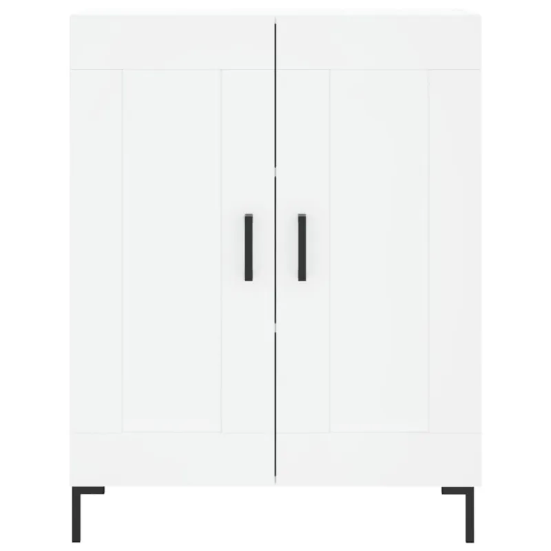 Komoda, baltos spalvos, 69,5x34x180cm, apdirbta mediena