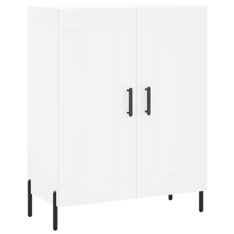 Komoda, baltos spalvos, 69,5x34x180cm, apdirbta mediena