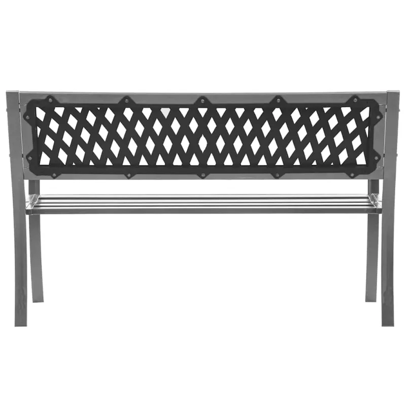 Sodo suoliukas, juodos spalvos, 120cm, plienas