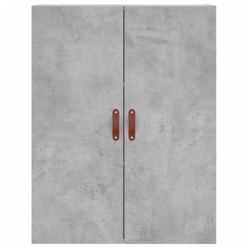 Komoda, betono pilkos spalvos, 69,5x34x180cm, apdirbta mediena