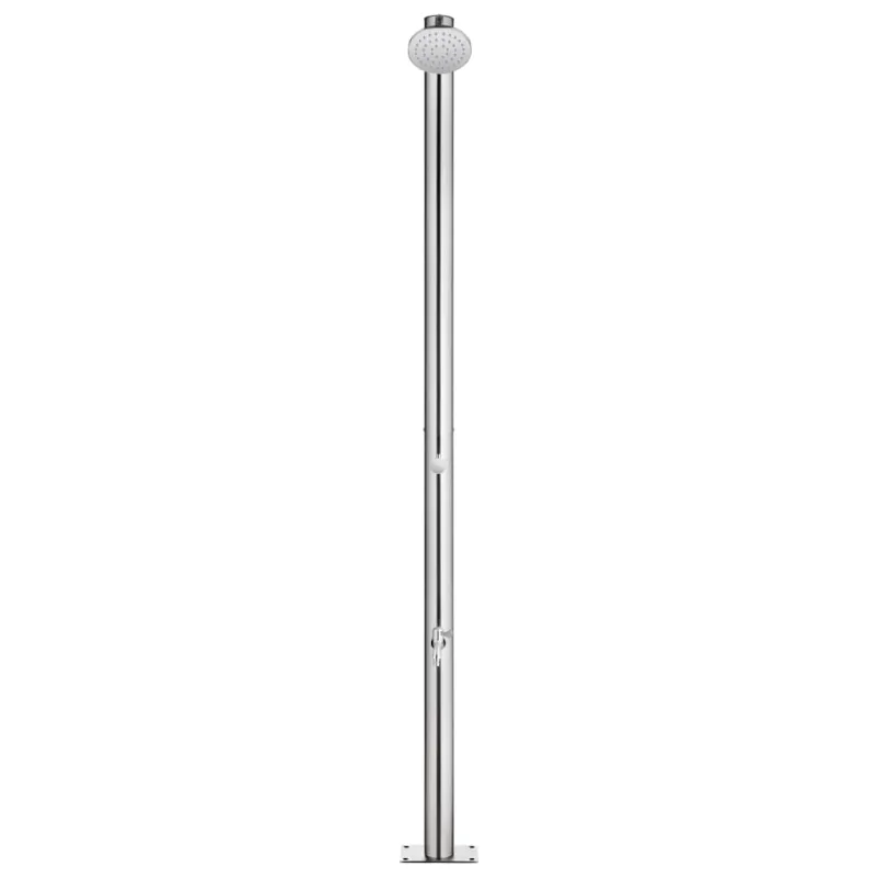 Sodo dušas su rudu pagrindu, 220cm, nerūdijantis plienas