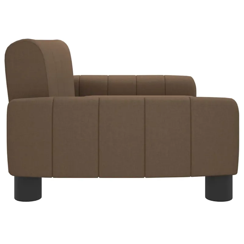 Vaikiška sofa, rudos spalvos, 70x45x30cm, audinys