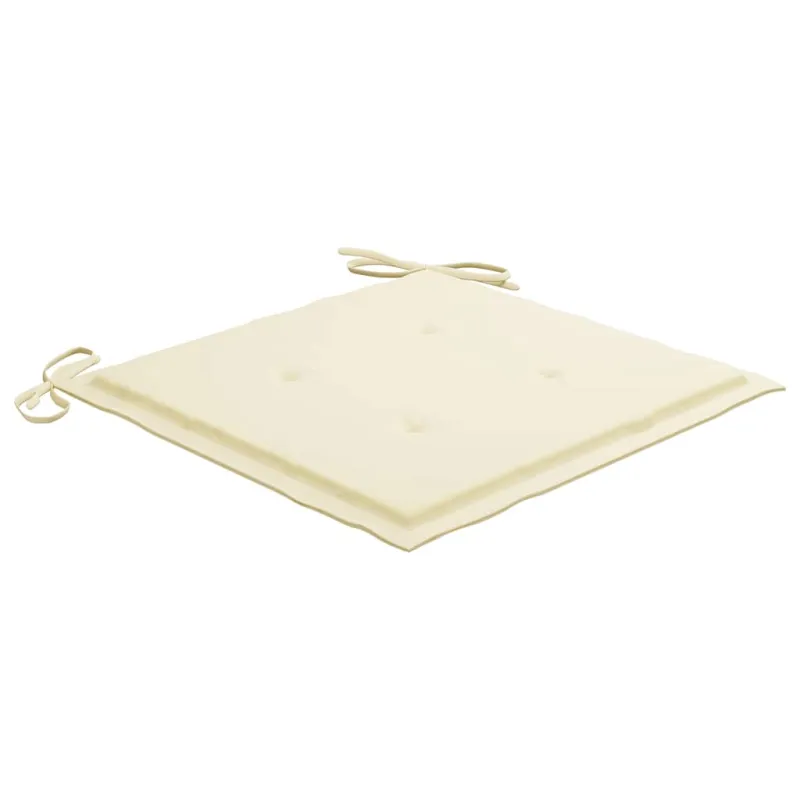 Sulankstomos sodo kėdės su pagalvėlėmis, 6vnt., tikmedis