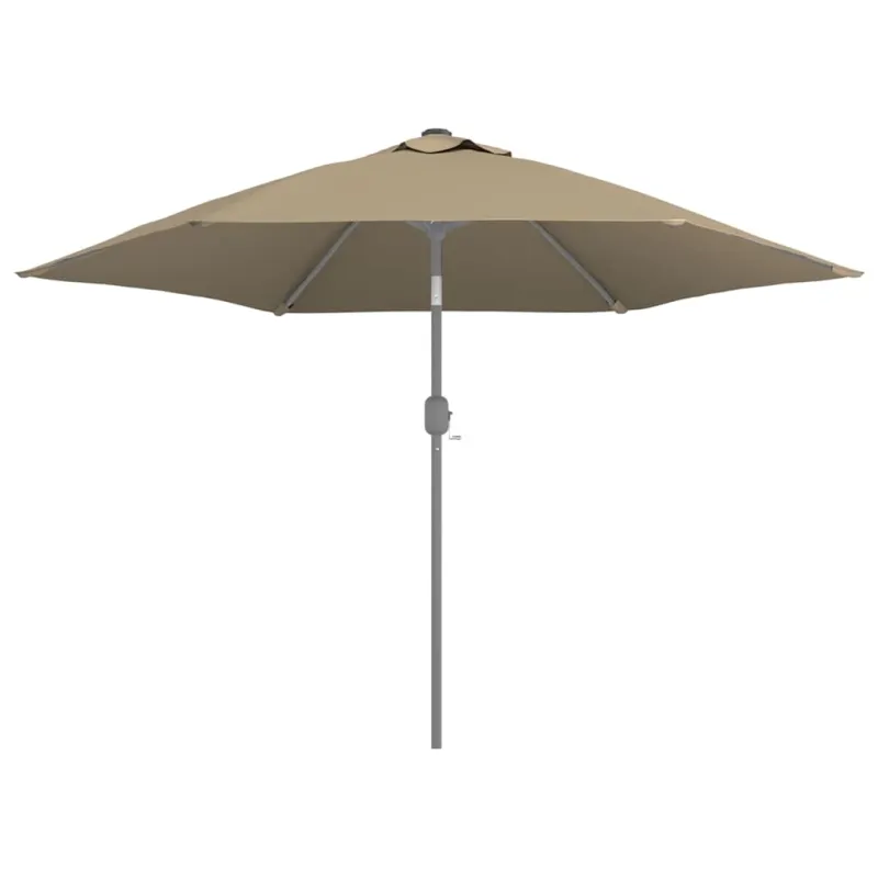 Pakaitinis audinys lauko skėčiui nuo saulės, taupe, 300cm