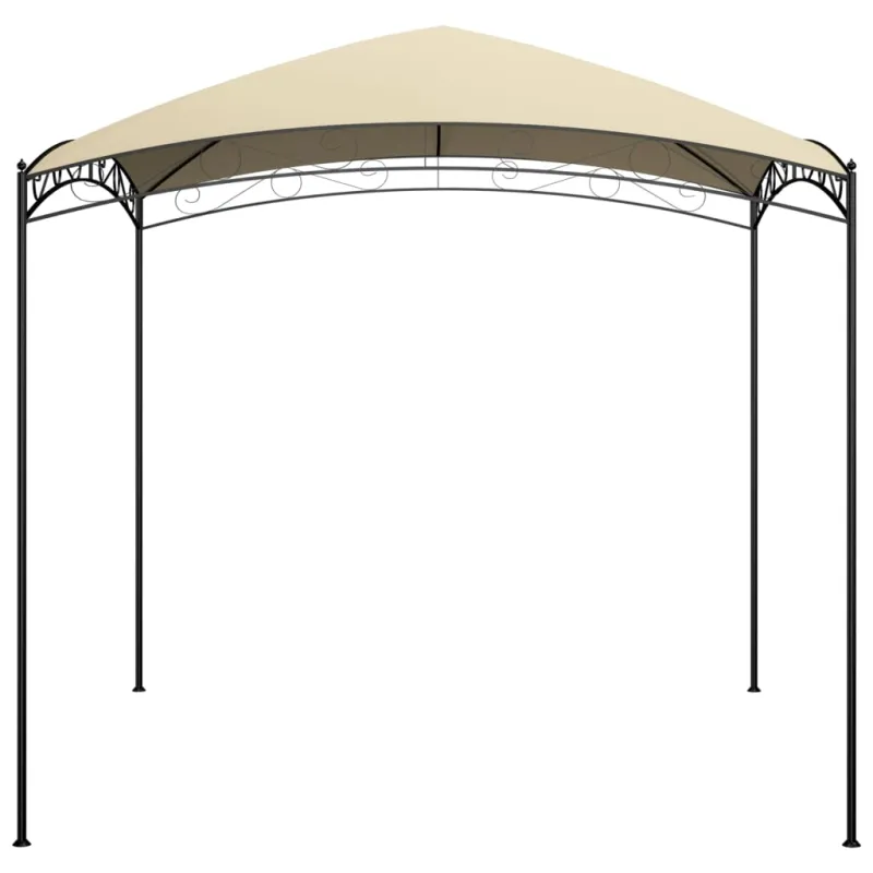 Pavėsinė, kreminės spalvos, 3x3x2,65m, 180 g/m²