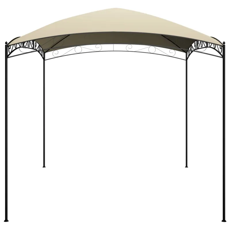 Pavėsinė, kreminės spalvos, 3x4x2,65m, 180 g/m²