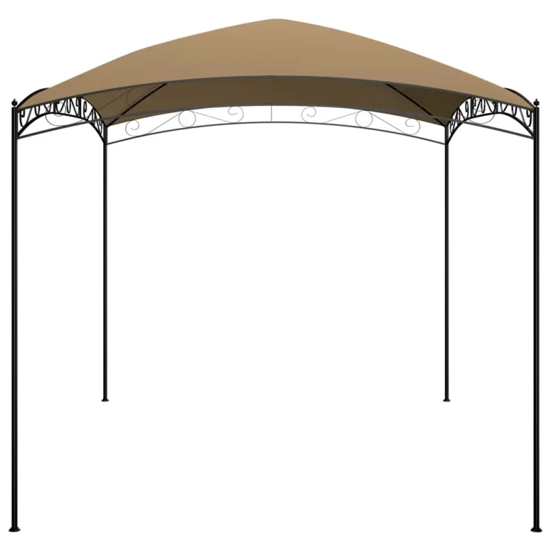 Pavėsinė, taupe spalvos, 3x4x2,65m, 180 g/m²