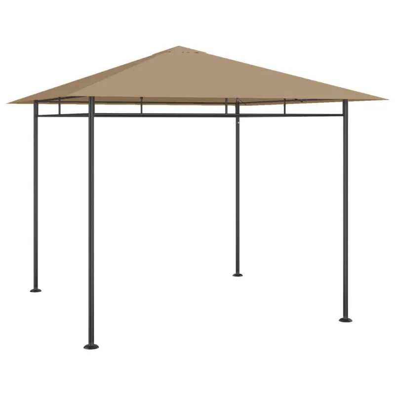 Pavėsinė, taupe spalvos, 3x3x2,7m, 180g/m²