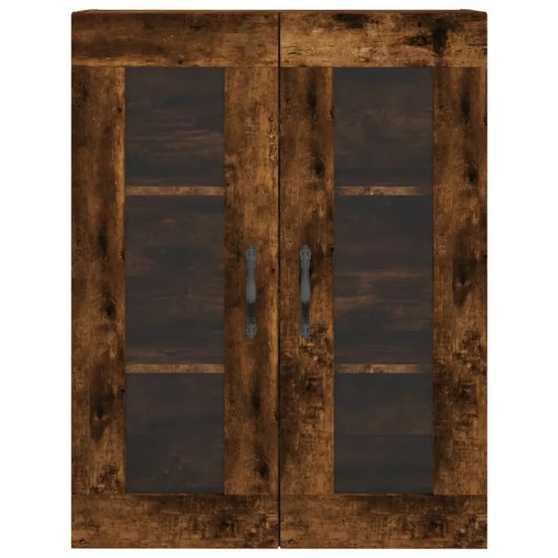 Komoda, dūminio ąžuolo spalvos, 69,5x34x180cm, apdirbta mediena