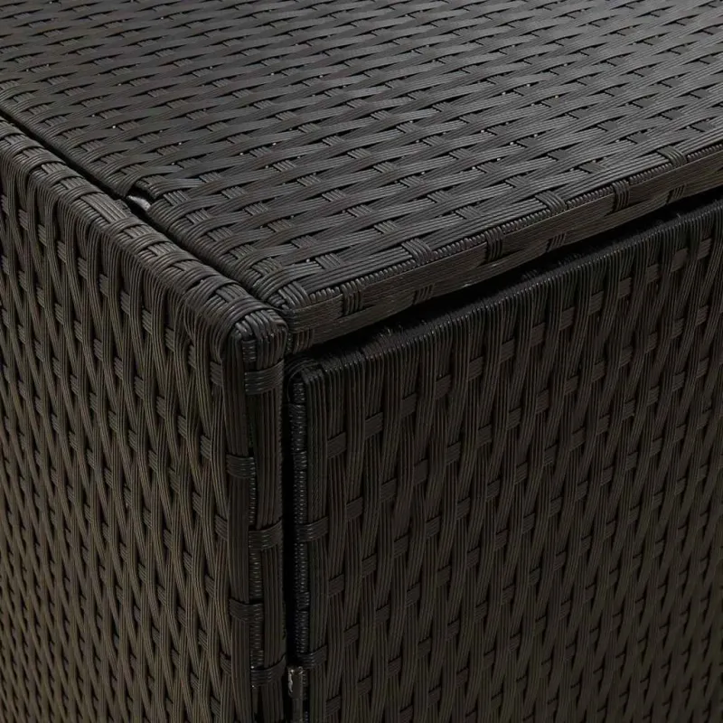 Sodo daiktadėžė, juoda, 100x55,5x80cm, polirotangas