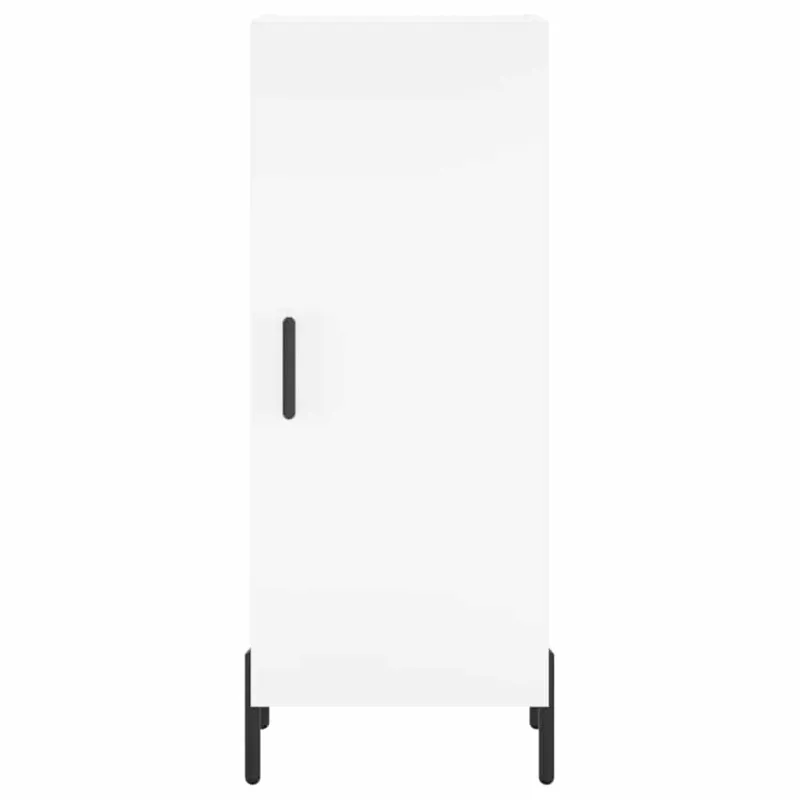Komoda, baltos spalvos, 34,5x34x180cm, apdirbta mediena