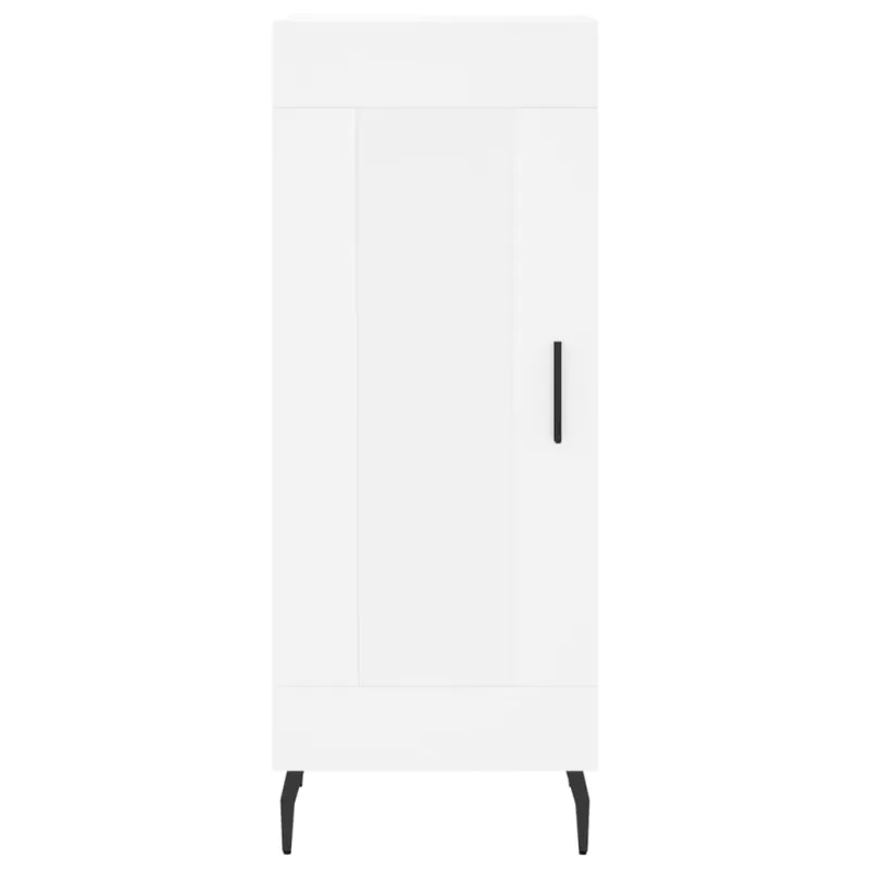 Komoda, baltos spalvos, 34,5x34x180cm, apdirbta mediena