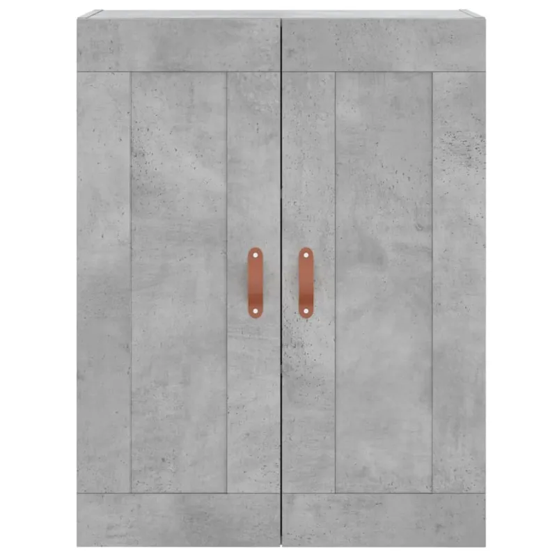 Komoda, betono pilkos spalvos, 69,5x34x180cm, apdirbta mediena