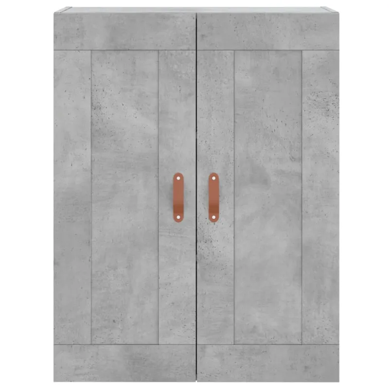 Komoda, betono pilkos spalvos, 69,5x34x180cm, apdirbta mediena