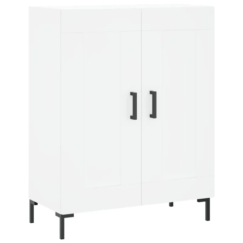 Komoda, baltos spalvos, 69,5x34x180cm, apdirbta mediena