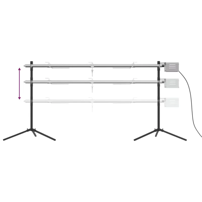 Automatinė kepsninė su varikliu, 150x46,5x82,5cm, plienas
