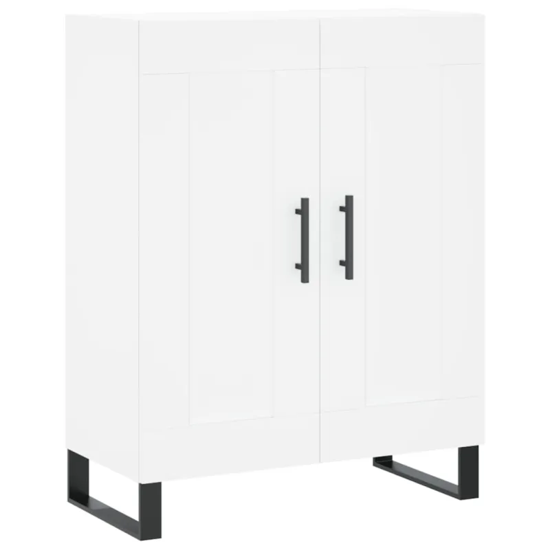 Komoda, baltos spalvos, 69,5x34x180cm, apdirbta mediena