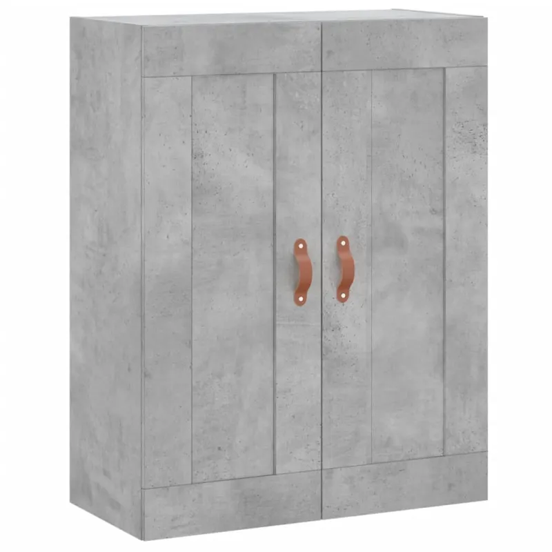 Komoda, betono pilkos spalvos, 69,5x34x180cm, apdirbta mediena