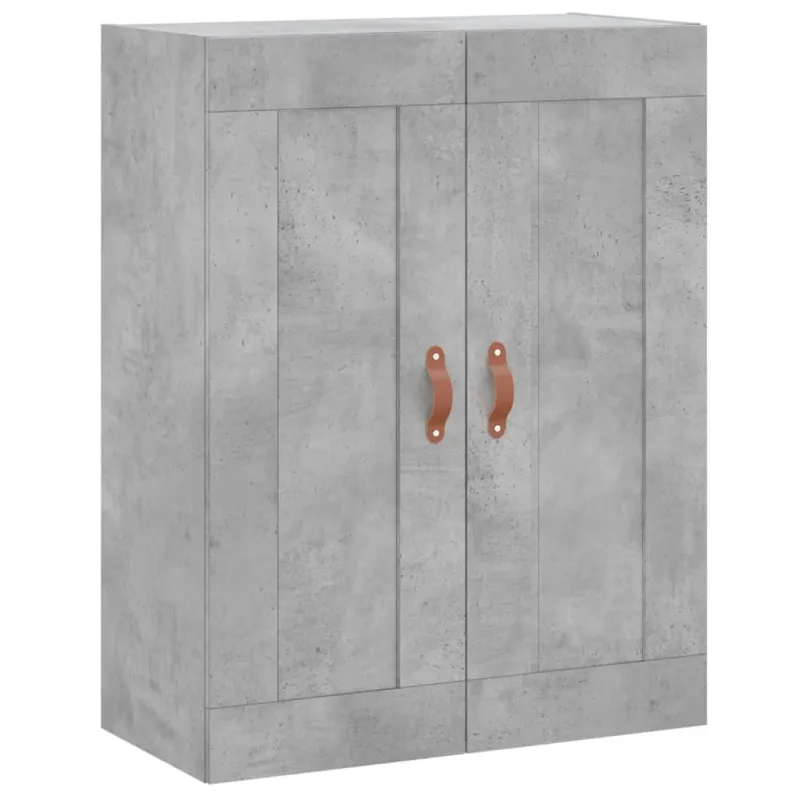 Komoda, betono pilkos spalvos, 69,5x34x180cm, apdirbta mediena