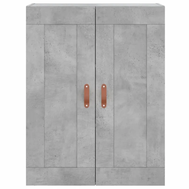 Komoda, betono pilkos spalvos, 69,5x34x180cm, apdirbta mediena