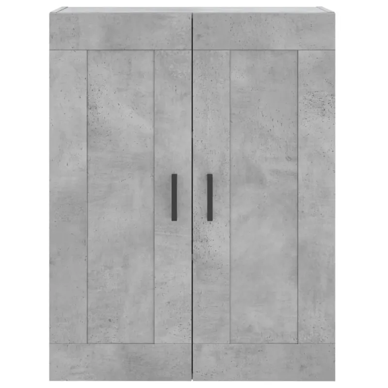 Komoda, betono pilkos spalvos, 69,5x34x180cm, apdirbta mediena