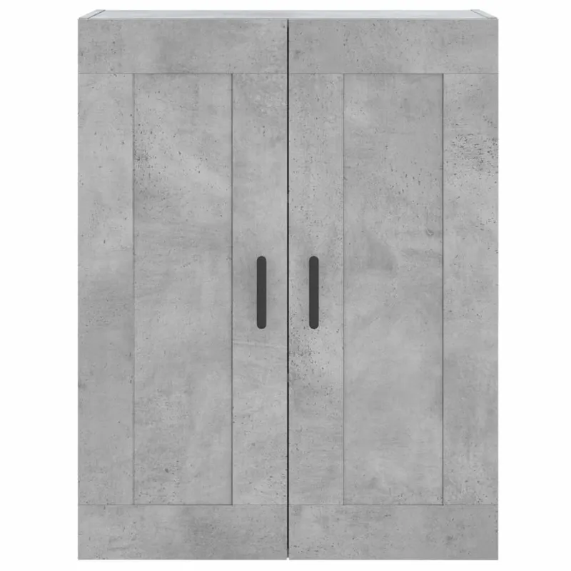 Komoda, betono pilkos spalvos, 69,5x34x180cm, apdirbta mediena