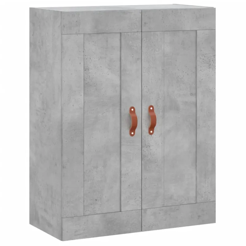 Komoda, betono pilkos spalvos, 69,5x34x180cm, apdirbta mediena