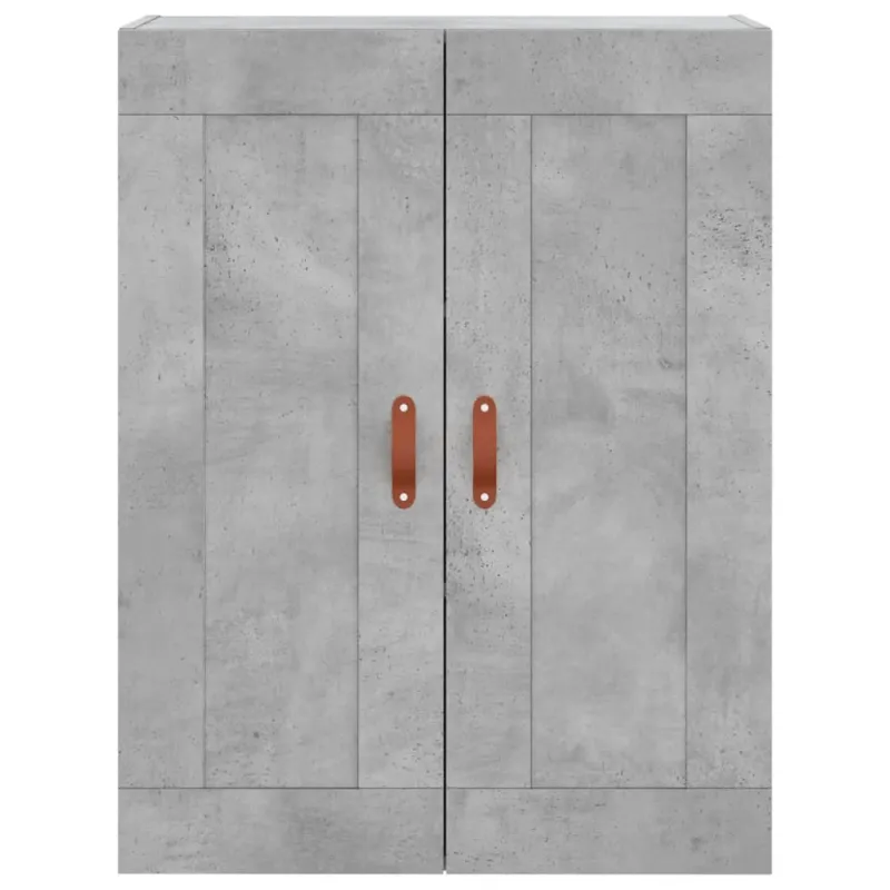 Komoda, betono pilkos spalvos, 69,5x34x180cm, apdirbta mediena