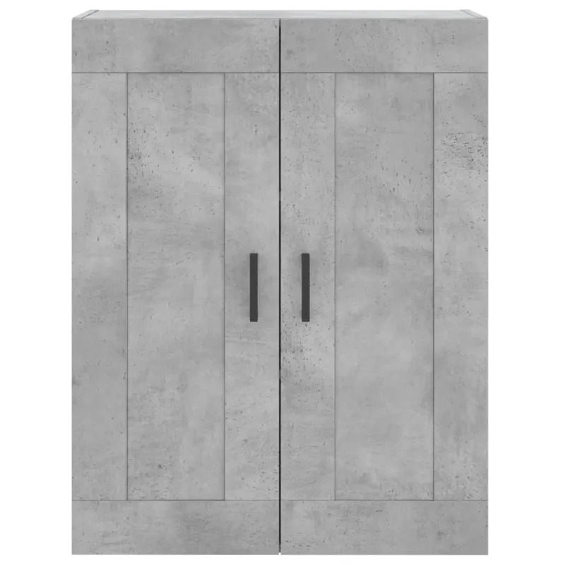 Komoda, betono pilkos spalvos, 69,5x34x180cm, apdirbta mediena