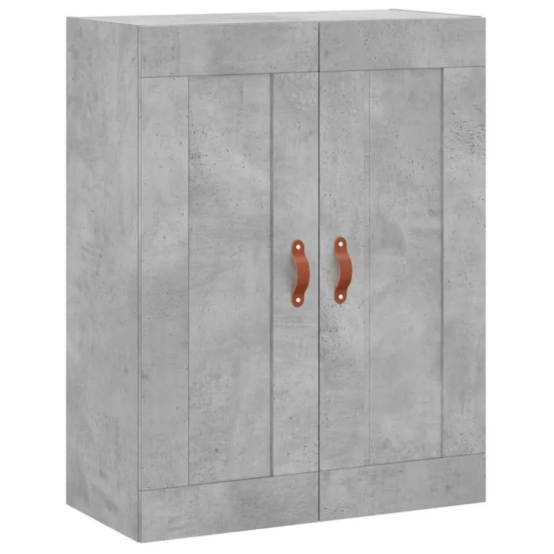 Komoda, betono pilkos spalvos, 69,5x34x180cm, apdirbta mediena
