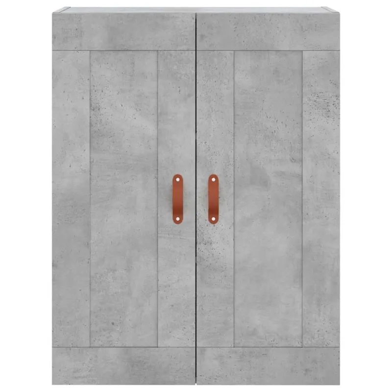 Komoda, betono pilkos spalvos, 69,5x34x180cm, apdirbta mediena