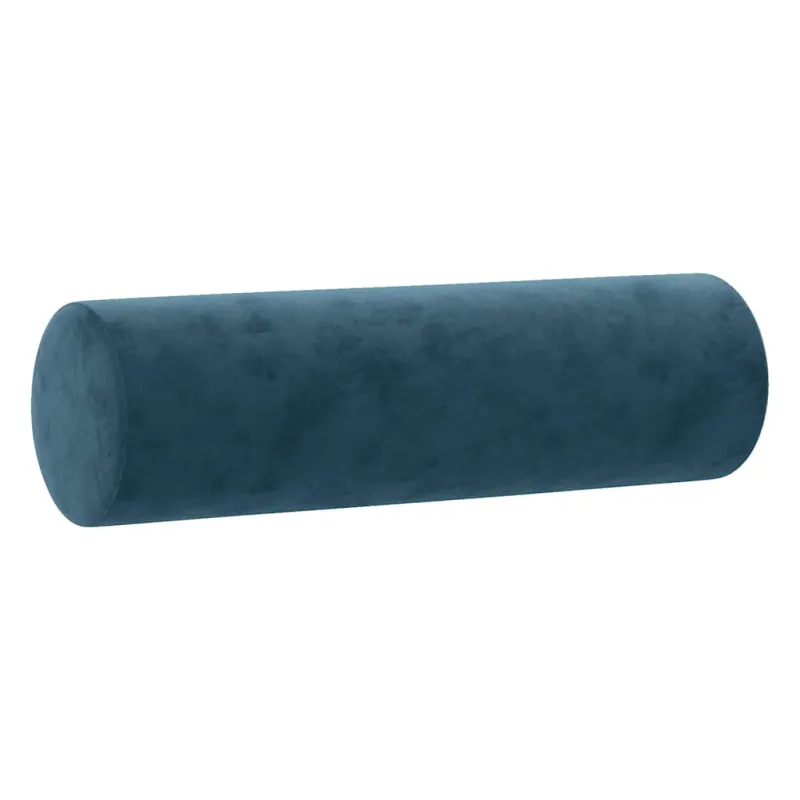 Dvivietė sofa su pagalvėlėmis, mėlynos spalvos, 120cm, aksomas