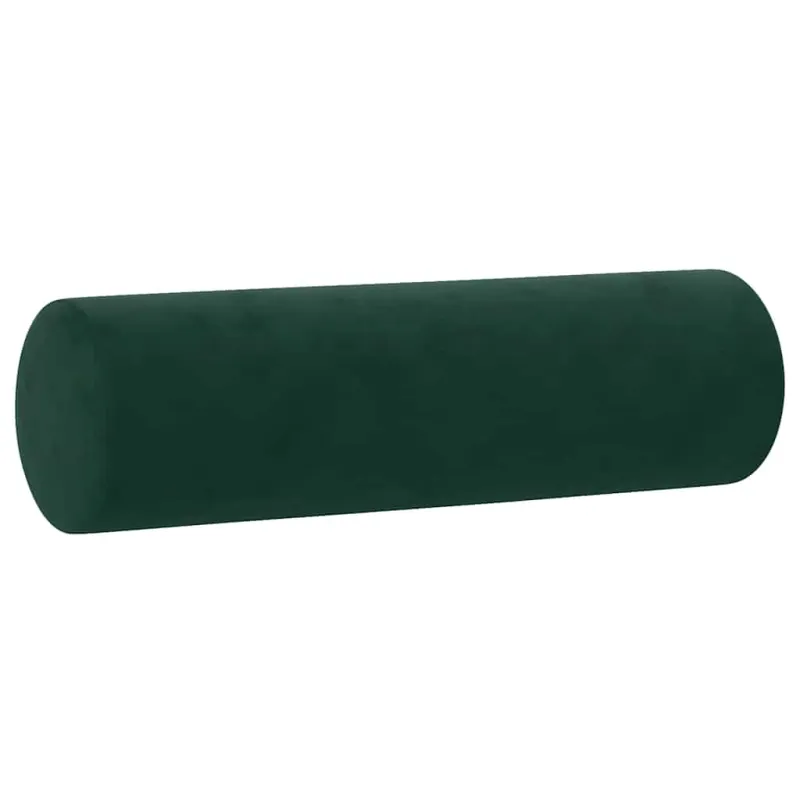 Dvivietė sofa su pagalvėlėmis, tamsiai žalia, 140cm, aksomas