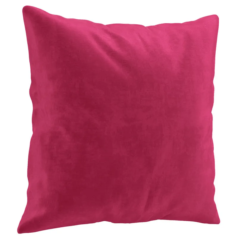Dvivietė sofa su pagalvėlėmis, raudonojo vyno, 120cm, aksomas