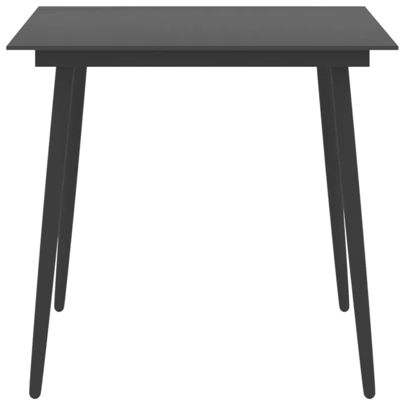 Sodo ruokailuryhmä, 3 osaa, musta