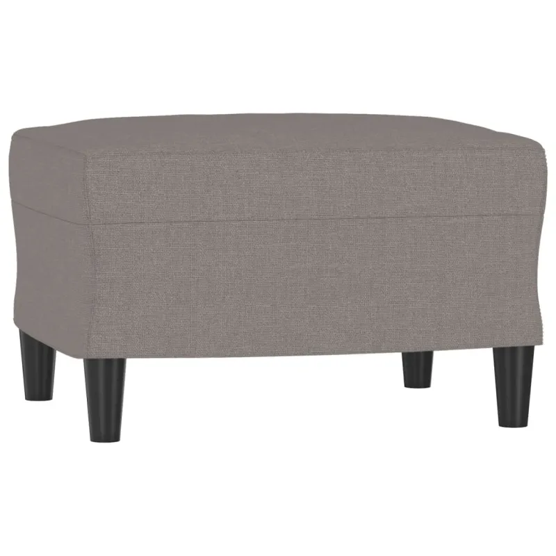 Krėslas su pakoja, taupe spalvos, 60cm, audinys
